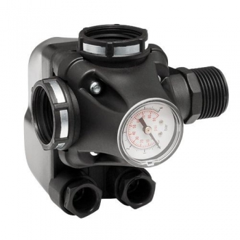 Комплект автоматики для насоса 3в1 (реле, штуцер, манометр)